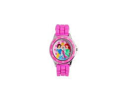 Disney Kinderhorloge Princess - Time Teacher - Assepoester - Sneeuwwitje - Ariel - Disney - Roze