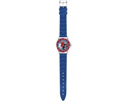 Disney Kinderhorloge Spiderman - 5-DIS014 Time Teacher - Horloge Spiderman - Disney - Rood