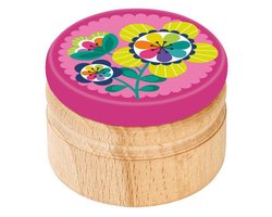 doosje oorbelletjes - klein houten opbergdoosje - duurzaam beukenhout