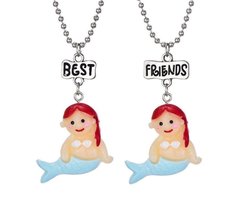 Fako Bijoux® - Vriendschapsketting - BFF Ketting - Zeemeermin - Best Friends - Mermaid