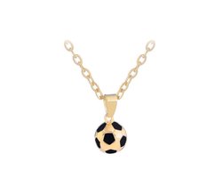 Fashion Favorite Ketting met Voetbal Hanger - Goudkleurig - 45 + 5 cm