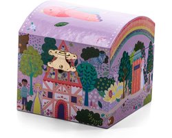 Floss & Rock Muziek / Juwelendoosje, Sprookje - 13 x 13 x 8,5 cm - Multi