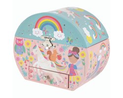 Floss & Rock Rainbow Fairy - Muziek-/ Sieradendoosje  - 14 x 16.5 x 9 cm - Multi