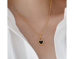 Hartjes ketting -gouden ketting - Trendy-Love - kinderketting