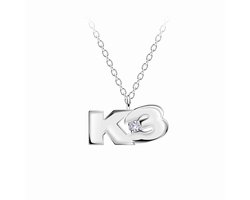 K3 - Zilveren K3 ketting - Kristal - Kinderen