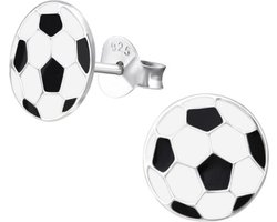 La Rosa Princesa Voetbal Oorbellen Zilver - 9mm