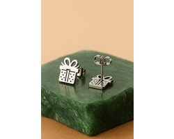 Lundholm Kleine Oorknopjes Dames Zilverkleurig Cadeautje – Premium Stainless Steel – Silver Plated – Elegante Cadeau Oorbellen Kerst Meisjes oorbellen – Luxe Geschenkverpakking