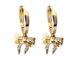 Oorbellen Bows-14k verguld goud-Charme Bijoux