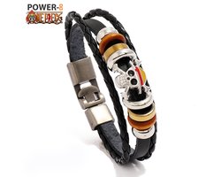 "Power-8® Anime Armband: One Piece Manga Design - Unisex Anime Figuur Merchandise voor Heren, Dames, Jongens en Meisjes" - kerstcadeau