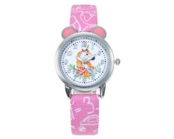 Prachtig Unicorn / Eenhoorn kinderhorloge/ peuter horloge - meisjes - roze - 27 mm - I-deLuxe verpakking