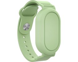 Premium Armband geschikt voor Samsung Smarttag 2 | horloge voor Kinderen met Sluiting | Smarttag2 sleutelhanger Hoesje Kind | Polsband GPS Horloge Kind | Trackers Band | Kinder Horloge | Peuter | GPS Horloge Senioren - groen
