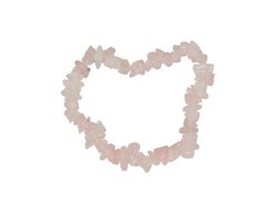 Split Kinderarmbandje van Rozenkwarts