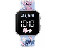 Stitch & Angel LED Horloge met Print