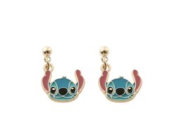 Stitch Hangende Oorbellen- Blauw