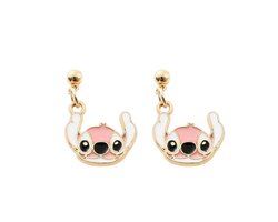 Stitch Hangende Oorbellen- Roze