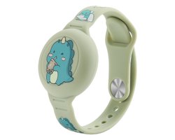 Waterdichte Armband voor Kinderen - houder - Verstelbaar - Siliconen Houder - Groen - Hoesje geschikt voor de Apple Airtag