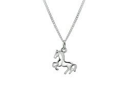 Yep! ketting paard 1,4 mm 36 + 4 cm - Zilver