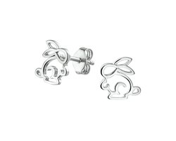 Yep! oorknoppen konijn - Zilver