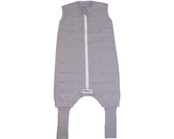 Baby Verzwaarde Slaapzak 18-36 mnd (maat MIDI) - Met open pijpen - Grijs - TOG 1.2 (Baby Weighted Sleeping Bag Lullaboo Free step)