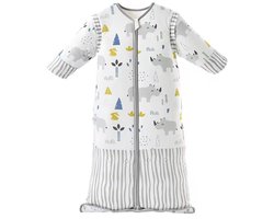 babyslaapzak, slaapzak baby 0 _3 jaar, baby slaapzak verstelbaar, jungleprint slaapzak, afritsbare mouwen, slaapzak met rits, baby winterslaapzak, slaapzak peuter