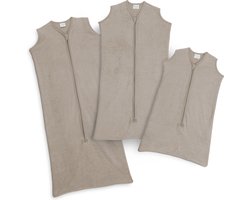 Badstof slaapzak 70 cm taupe Mingle moose.