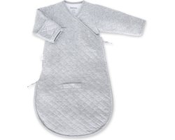 BEMINI Babyslaapzak - MAGIC BAG 1-4m - TOG 1.5 - Pady quilted jersey - Mix grey