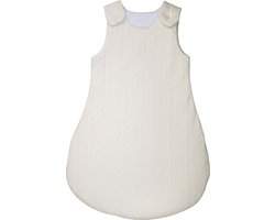 Bubaba Kinder Slaapzak Winter Kabel Wit (6-24mnd)