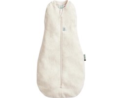 Ergopouch Cocoon inbaker slaapzak - 1,0 Tog - Slaapzak baby - Slaapzakken - Inbakerslaapzak - Slaapzak 60 cm - Oatmeal Marle