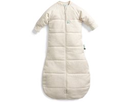Ergopouch Jersey Slaapzak met mouwen - 2,5 Tog - Slaapzak Baby - Slaapzak - Slaapzak 90 cm - Oatmeal Marle