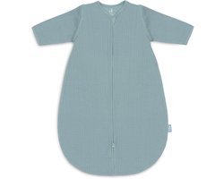 Jollein Baby Slaapzak Zomer Met Afritsbare Mouw 90cm - Rond - Ajour Sea Green - Zomerslaapzak