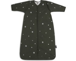 Jollein - Baby Winterslaapzak met Afritsbare Mouw (Stargaze - Leaf Green) - Katoen - Winterslaapzakje Baby, Babyslaapzak - 70cm