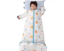 Kinderslaapzak met afritsbare mouwen – MaatL– Geschikt voor 7_12jaar, peuterslaapzak, lange slaapzak kind,, slaapzak met rits, afritsbare mouwen, warme kinderslaapzak