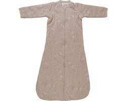 Lodger Hopper - Babyslaapzak met Afritsbare Mouwen - Beige - 98cm - 2.4 TOG - Autostoel - Slaapzak Baby Winter