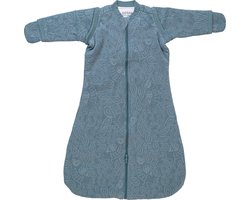 Lodger Hopper - Babyslaapzak Newborn met Afritsbare Mouwen - Blauw - 62cm - 2.4 TOG - Autostoel & Antikrabwantjes - Winterslaapzak