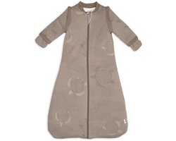 Lodger Hopper - Newborn Slaapzak met Afritsbare Mouwen - Bruin - 62cm - 2.4 TOG - Autostoel & Antikrabwantjes - Winterslaapzak