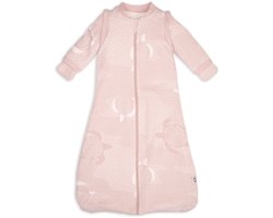 Lodger - Slaapzak maat 50 - afritsbare mouwen - roze - geschikt voor autostoel