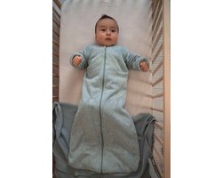 Lodger - Slaapzak peuters afritsbare mouwen - 98cm - groen - Maxi Cosi slaapzak