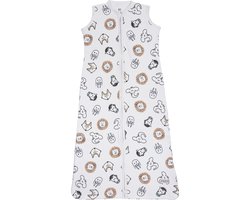Meyco Baby Animal baby zomerslaapzak - multicolour - 60cm - 0.3 TOG