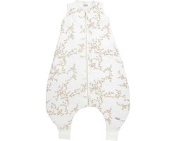 Meyco Baby Branches baby zomer slaapoverall jumper - sand - 80cm - 0.5 TOG