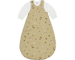 Meyco Baby Forest Animals baby slaapzak rond tweedelig - sand - 56/62 - 2.5 TOG