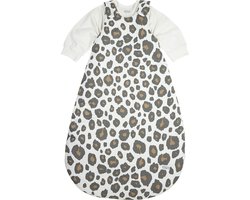 Meyco Baby Panter baby slaapzak rond tweedelig - neutral - 68/74 - 2.5 TOG