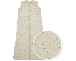 Meyco Baby Rib Mini Spot baby zomerslaapzak - sand melange - 90cm - 0.3 TOG