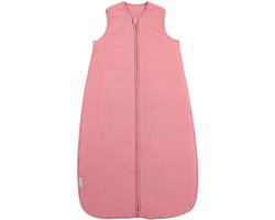 Meyco Baby Uni Baby Slaapzak Gevoerd - Pre-washed Hydrofiel - Rose - 70cm - 2.0 TOG