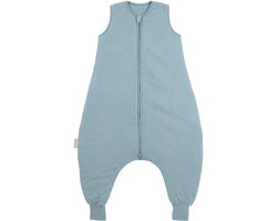 Meyco Baby Uni Baby Winter Slaapoverall Jumper - Pre-washed Hydrofiel - Jeans Blue - 92cm - 2.0 TOG