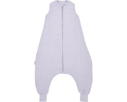 Meyco Baby Uni baby zomer slaapoverall jumper - pre-washed hydrofiel - soft lavender - 80cm - 0.5 TOG