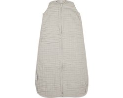 Meyco Baby Uni baby zomerslaapzak - pre-washed hydrofiel - greige - 70cm - 0.5 TOG