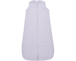 Meyco Baby Uni baby zomerslaapzak - pre-washed hydrofiel - soft lavender - 110cm - 0.5 TOG