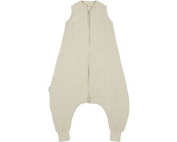 Meyco Baby Uni zomer Slaapoverall Jumper - 92 cm - Pre-Washed Hydrofiel - Soft Sand