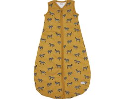 Meyco Baby Zebra Animal baby slaapzak rond gevoerd - honey gold - 86cm - 2.5 TOG