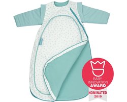 Nooga 4-seizoenen slaapzak Cocono Green Stripes (medium 90cm)